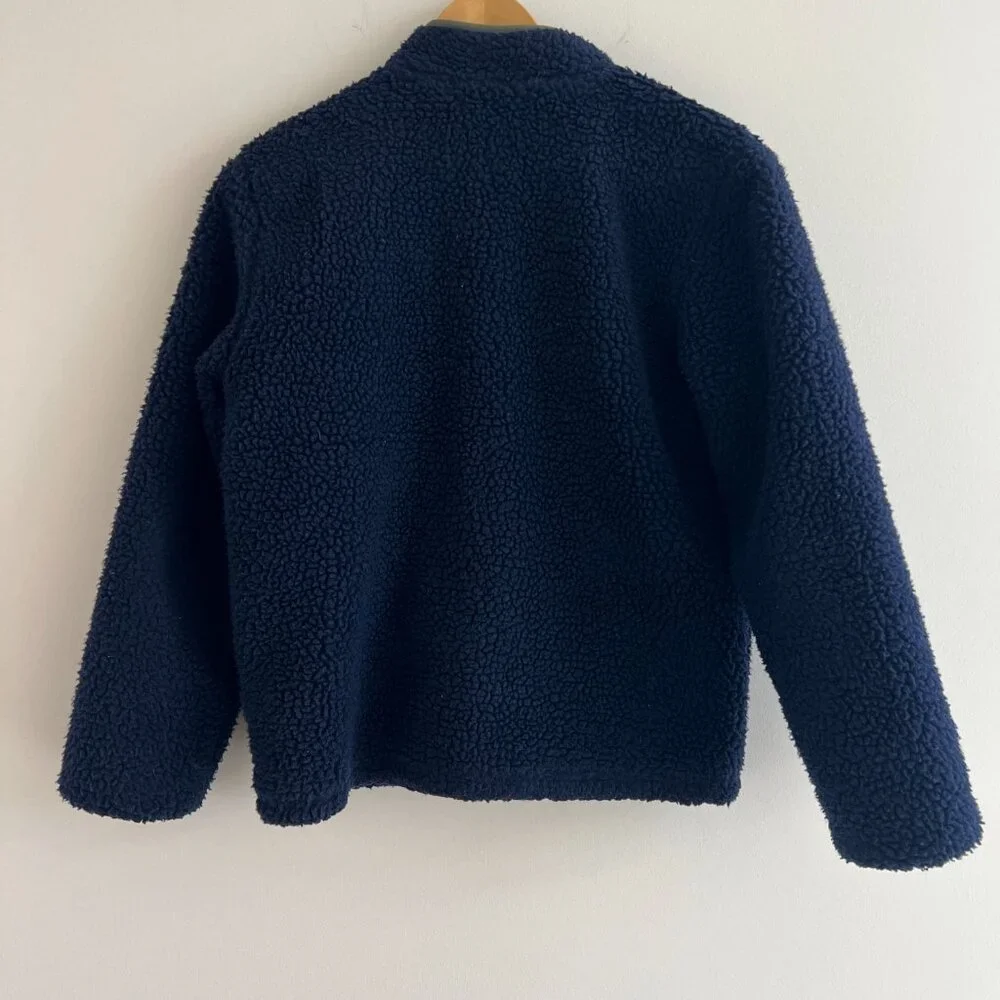 Eddie Bauer Sherpa Fleece Jacket Youth L‎ 14 Outdoor Hiking Gorpcore Cozy Kids